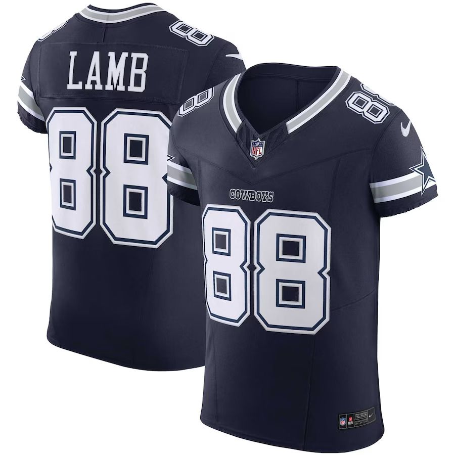 Men Dallas Cowboys #88 CeeDee Lamb Nike Navy Vapor F.U.S.E. Elite NFL Jersey->dallas cowboys->NFL Jersey